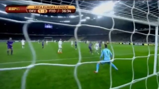 J. Lens Fantastic Goal - FC Dinamo Kiev vs ACF Fiorentina- 16/04/2015