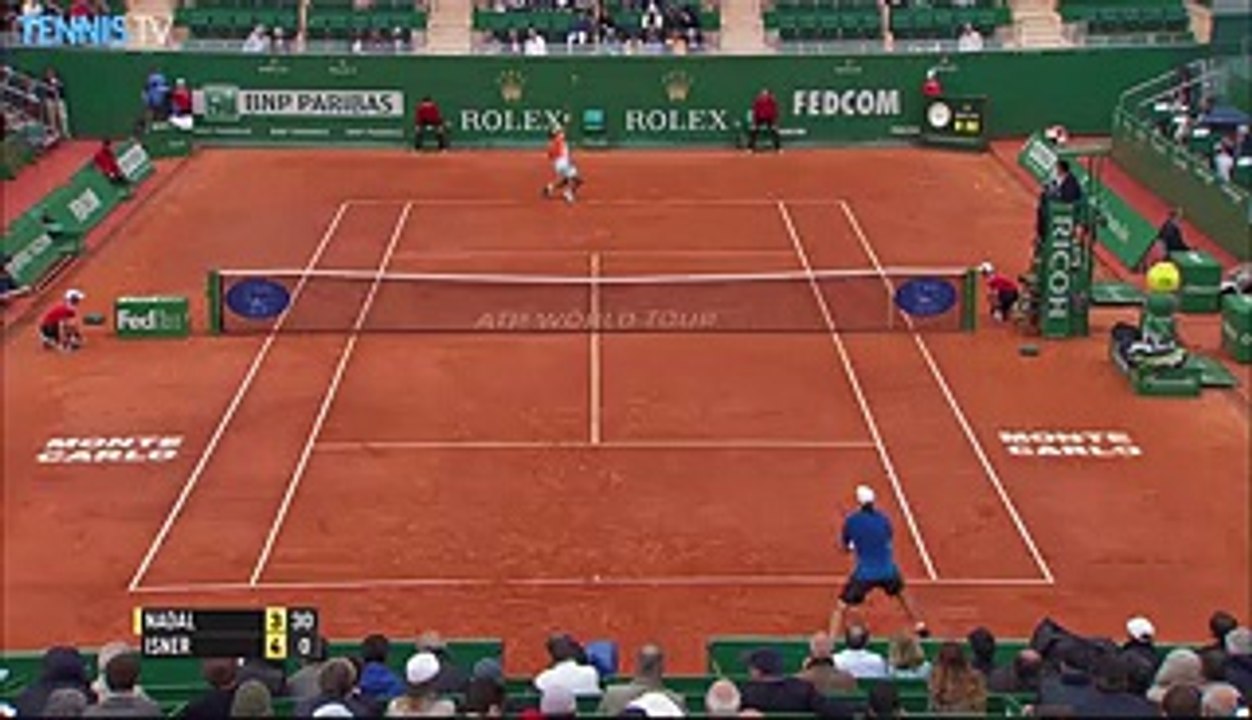 Le splendide point de Rafael Nadal face à John Isner