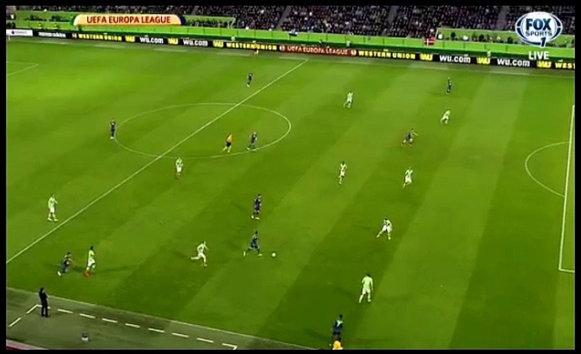 Marek Hamsik goal - Wolfsburg 0-3 SSC Napoli -16/04/2015