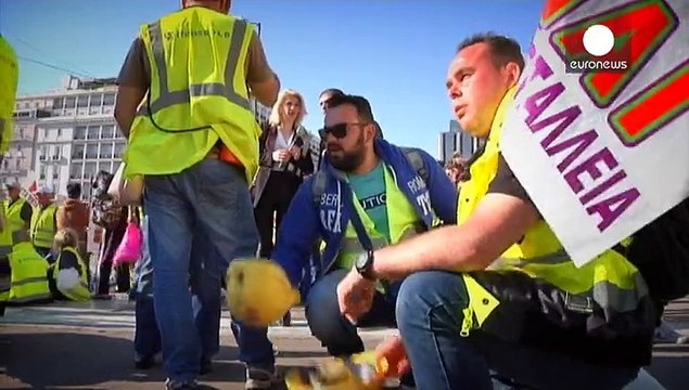 Греція: шахтарі протестують проти закриття золотих копалень