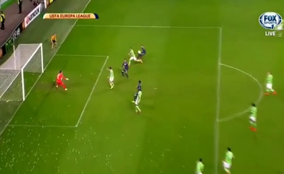 M. Gabbiadini 0-4 great goal - VfL Wolfsburg - SSC Napoli - 16/04/2015