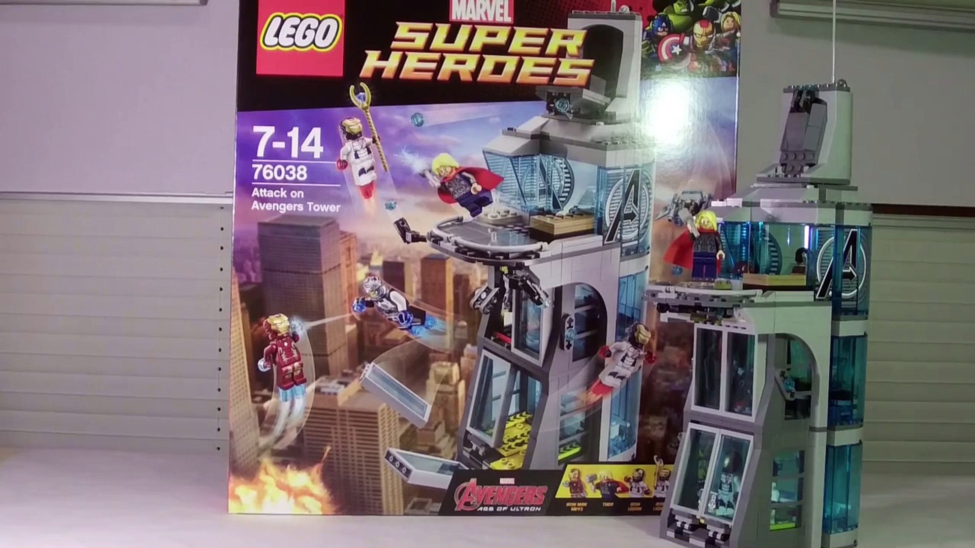 Lego Avengers: Attack On Avengers Tower 76038