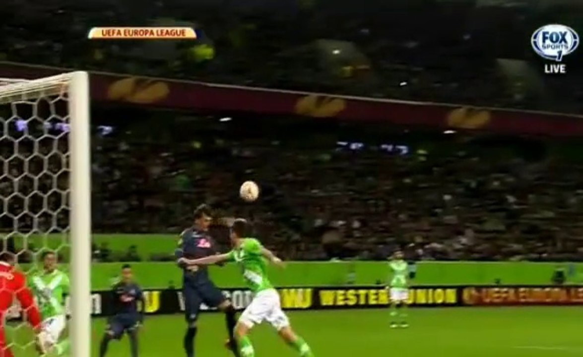 Gabbiadini great goal - VfL Wolfsburg ( 0-4 ) SSC Napoli - 16/04/2015