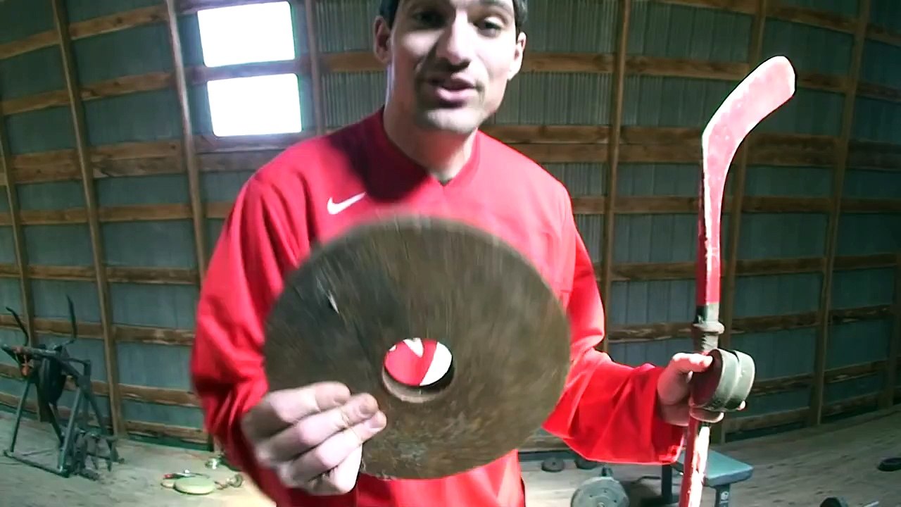 Pavel Datsyuk Stickhandling Tip - How To Make Your Own Weighted Hockey Stick