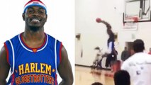 Former Harlem Globetrotter Throws Greatest Self Alley-Oop You'll Ever See