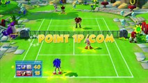 SEGA Superstars Tennis: Sonic & Amy vs Shadow & Dr. Eggman {Sonic The Hedgehog Court} [1080 HD]