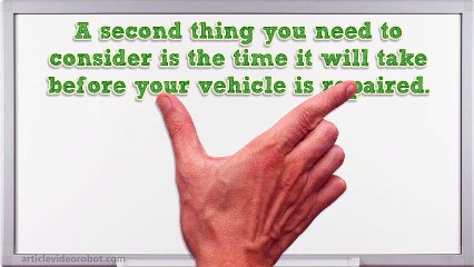 What To Look For In A Collision Repair Company