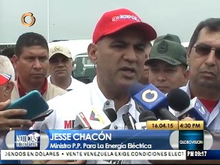 Chacón: Si no hay uso racional, siempre habrá problemas de electricidad