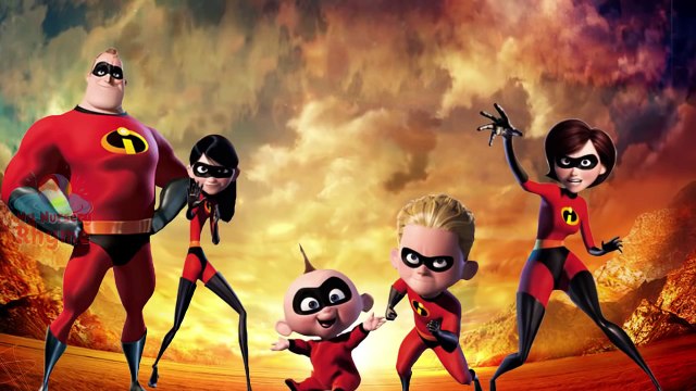 THE INCREDIBLES Finger Family Cartoon Animation Nursery Rhymes For Children