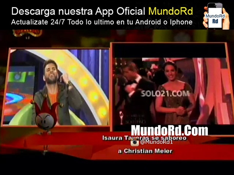 La presentadora que saborio ante las camaras a este famoso actor en la alfombra roja