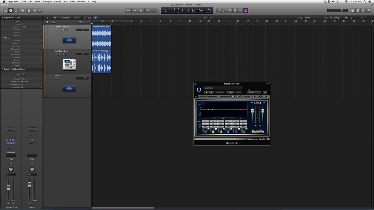 Waves REQ6 In Logic Pro