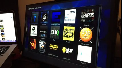 XBMC Running on the VidOn Media Centre Box