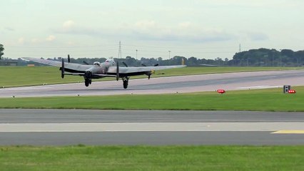 Avro Vulcan Bomber & Double Avro Lancaster Bombers - The Three Sisters