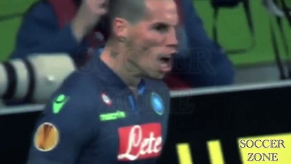 Wolfsburg vs Napoli 1 – 4 EUROPA LEAGUE: Quarterfinal | 2015 April 16