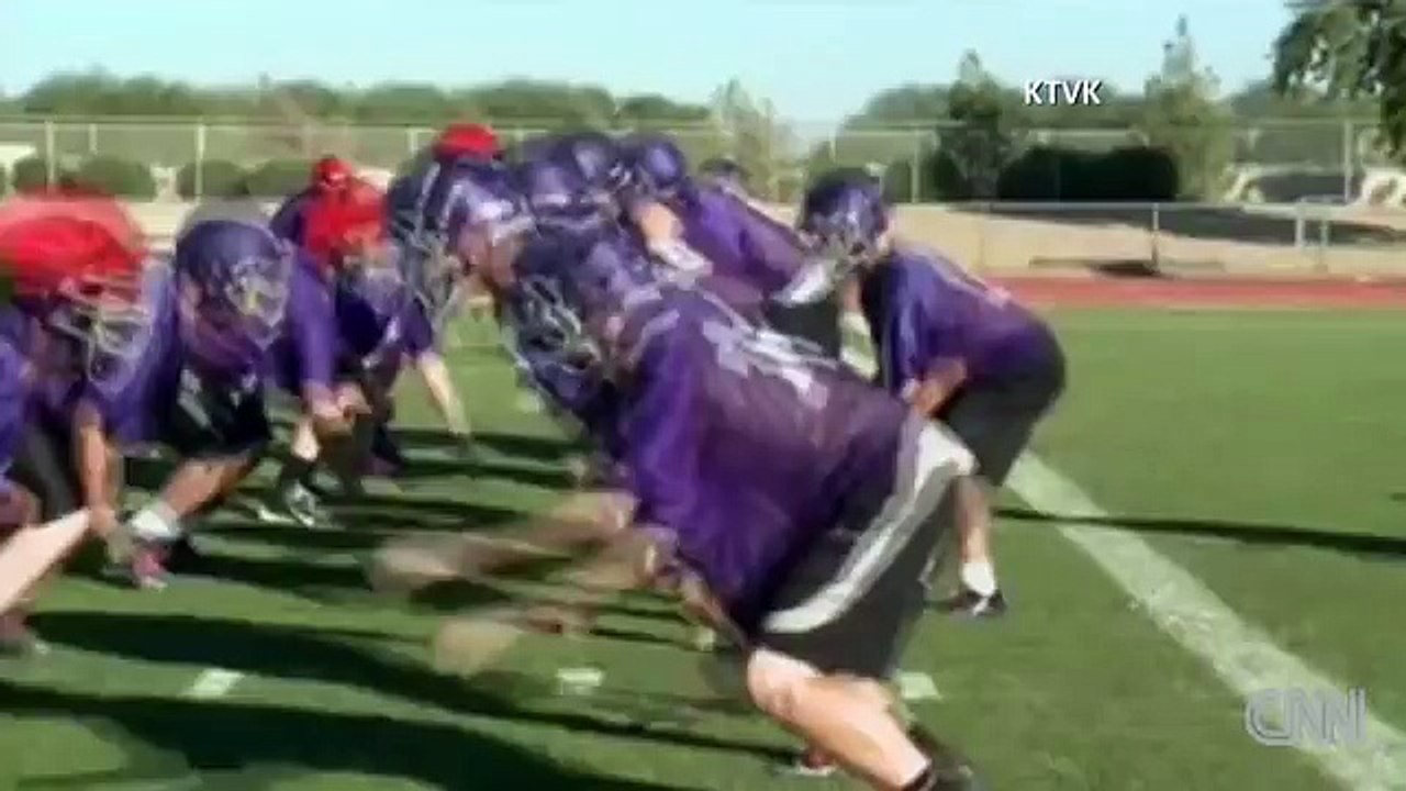 Football team protects bullied girl!
