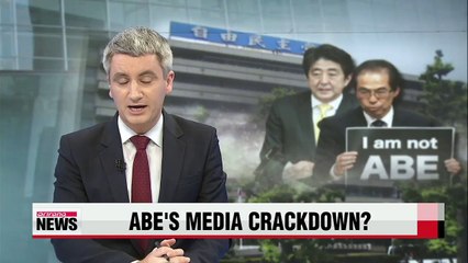 Controversy rises over Abe's move to interfere in media