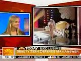 Miss Teen USA 2007 South Carolina Responds on Today show