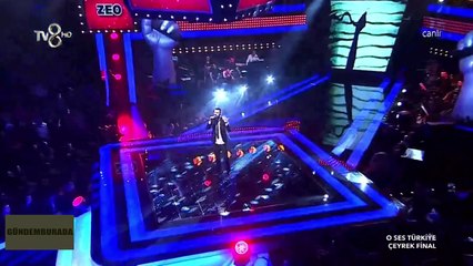 Zeo Jaweed Duygusal anlar Kum gibi O Ses Türkiye TV8 11 şubat çeyrek final FULL HD 1080P