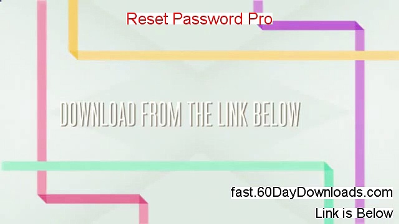 Reset Password Pro Free of Risk Download 2014 - download url inside