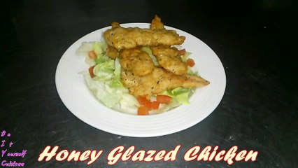 Honey glazed chicken salad How to By Diycuisinee