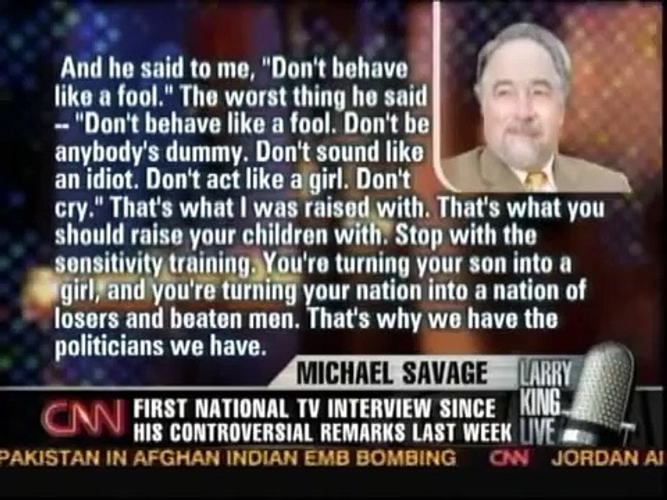 Glenn Beck interviews Michael Savage on Larry King Live