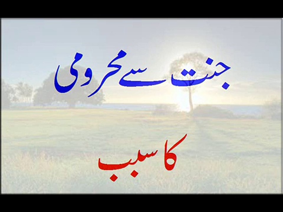 Jannat Se Mehroomi Ka Sabab - Video Dailymotion