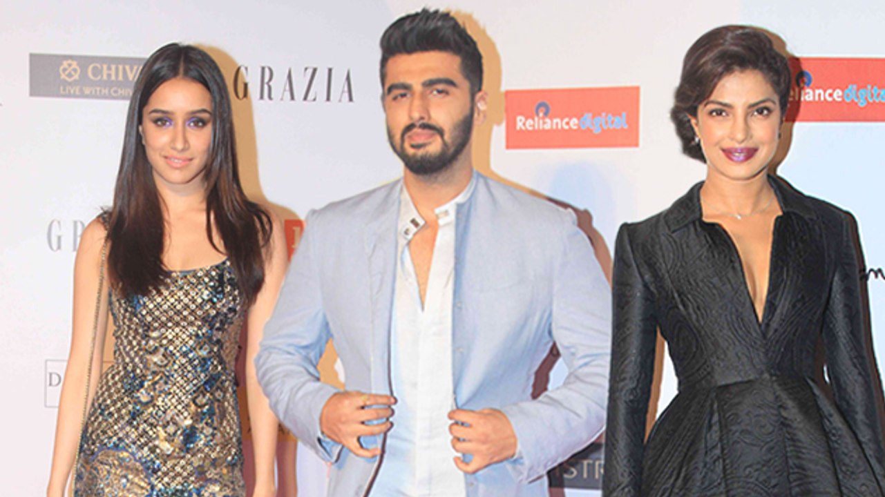 Priyanka, Shraddha, Arjun Kapoor | GRAZIA AWARDS