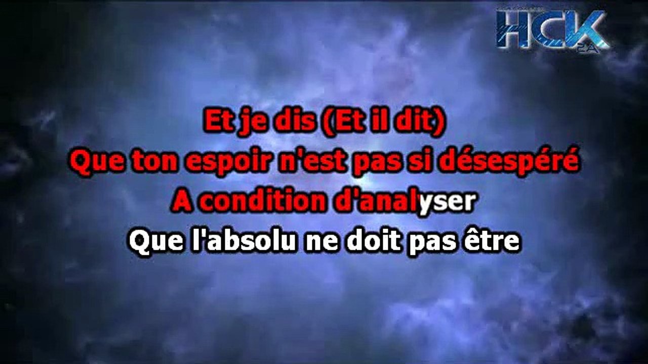 KARAOKE LES INCONNUS Vice et versa Vidéo Dailymotion