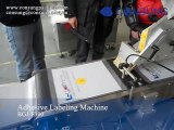 Plastic bag labeling machine,automatic adhesive labeling machine