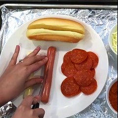 Sosisli Sandviç Pizzası