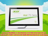 Acer T272HLBMIDZ 27inch Monitor 169 FHD ZeroFrame VA LED Touch 5 ms 100M1 300 nits DVI HDMI MM USB Hub Acer EcoDisplay