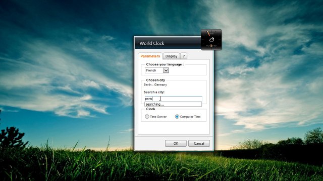 World Clock Windows 7 Sidebar Gadget
