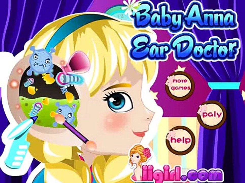 Baby Elsa ear surgery doctor game - Elsa’s ears hurt badly_ let’s help to cure her
