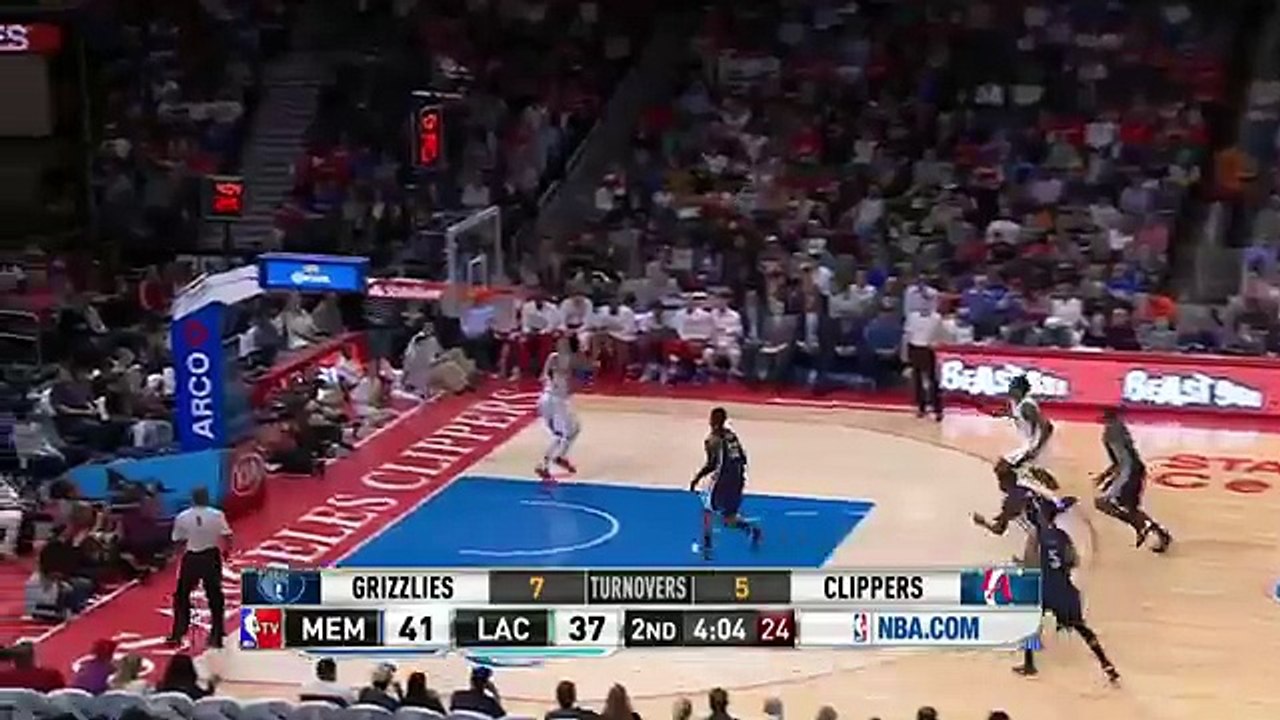 DeAndre Jordan Alley-oop Dunk _ Grizzlies vs Clippers _ April 11, 2015 _ NBA Season 2014_15