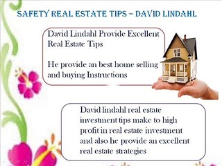 David Lindahl Commercial Real Esate And Investing Tips