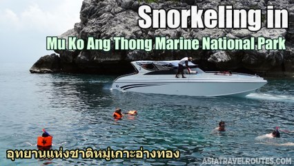 Snorkeling in Mu Ko Ang Thong Marine National Park
