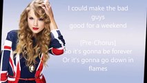 Blank Space Taylor Swift ( Official Lyric Video )