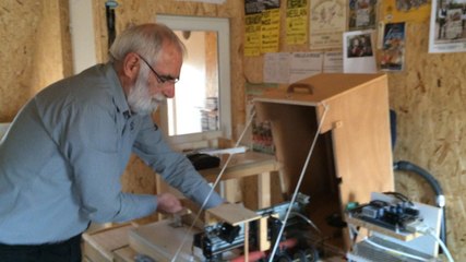 Roland a fabriqué son orgue de Barbarie