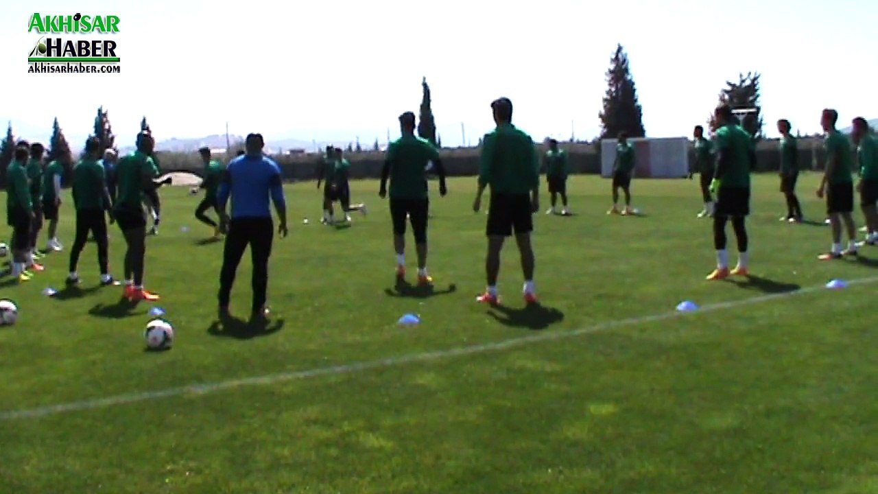 Akhisar Belediyespor 17 Nisan 2015 İdmanı Mersin İdman Yurdu Hazırlıkları