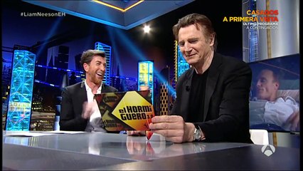 Liam Neeson en El Hormiguero 3.0- 'Te voy a pegar dos yoyas que te van a temblar las orejas' (1)