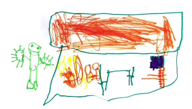 Film d'animation par les enfants de l'école maternelle rue Piat