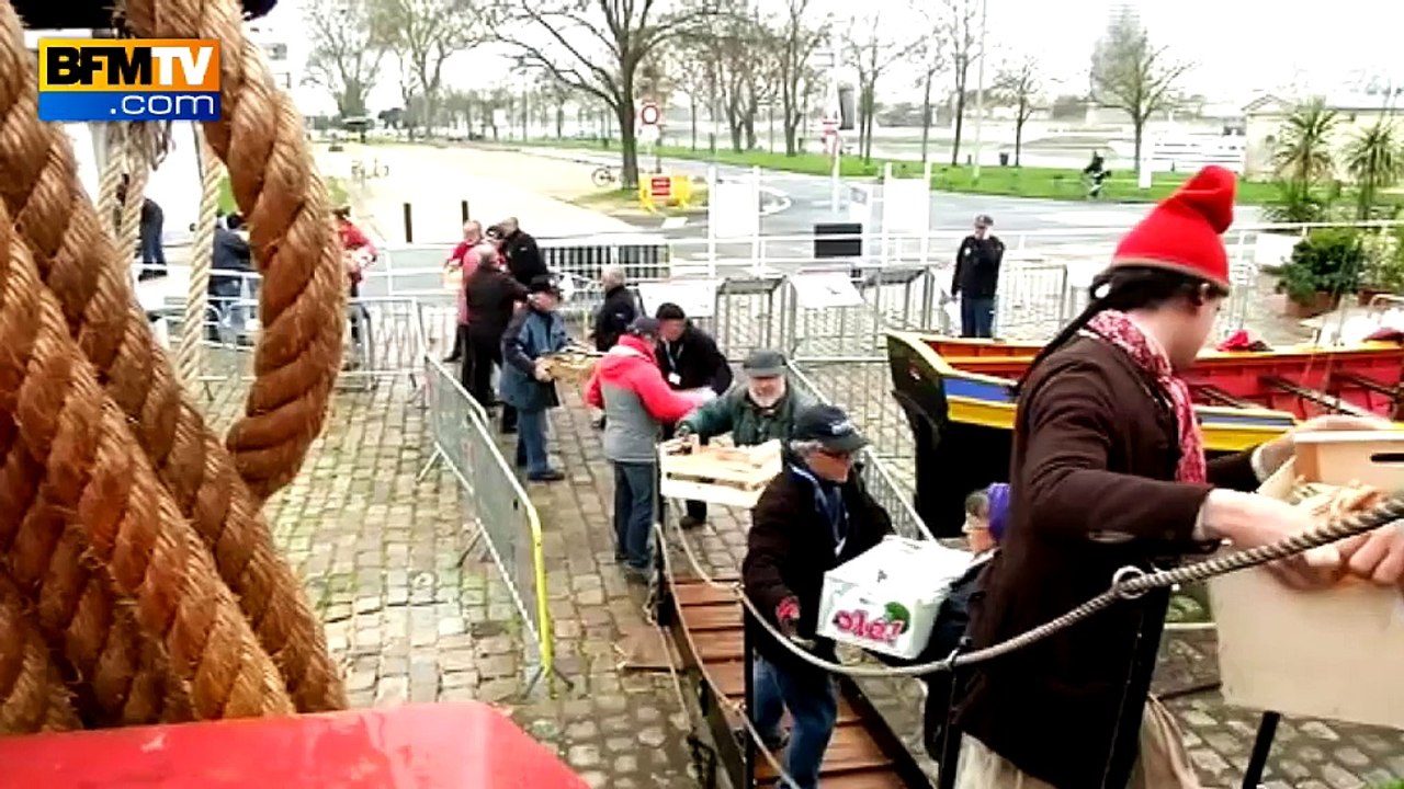 L'heure des derniers préparatifs avant le grand départ de l'Hermione