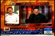 SAMAA Awaz Shahzad Iqbal with MQM Qamar Mansoor (16 April 2015)