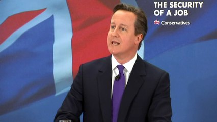 Cameron: 'Britain is officially the jobs factory of Europe'