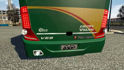 Bus Marcopolo G7 1600 LD 6×2 + skins [ETS2] v1.8.xx