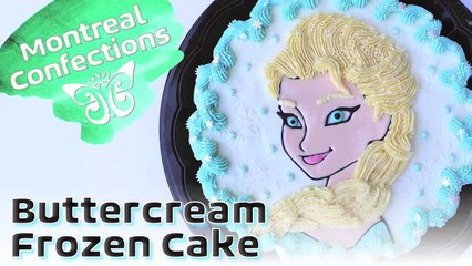 How to make an Elsa cake - How to make a Frozen cake