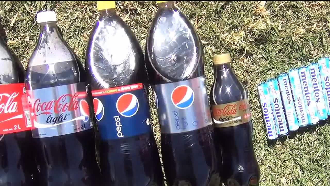 Super Mentos + [Coca Cola Light Diet Zero] + [Pepsi Light Diet Max Kick] Videos engraçados 2012