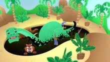 Dinosaur Alphabet Song - Kids learn the ABCs with T-Rex