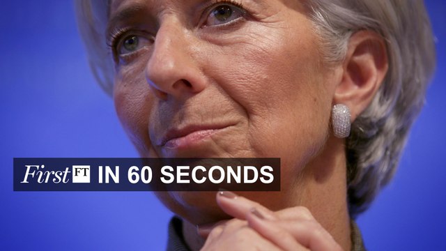 FirstFT — IMF hits Greece loan hopes, US banks recover
