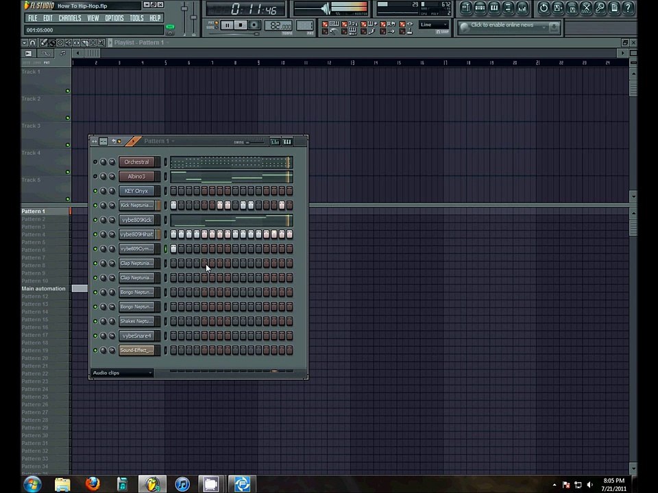 Making a Hip-Hop Beat in FL Studio by Alumnus Rey 2011